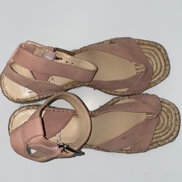 VINCE CAMUTO MEEHAN ESPADRILLE WEDGE SANDAL 6.5 M - Picture 5 of 6